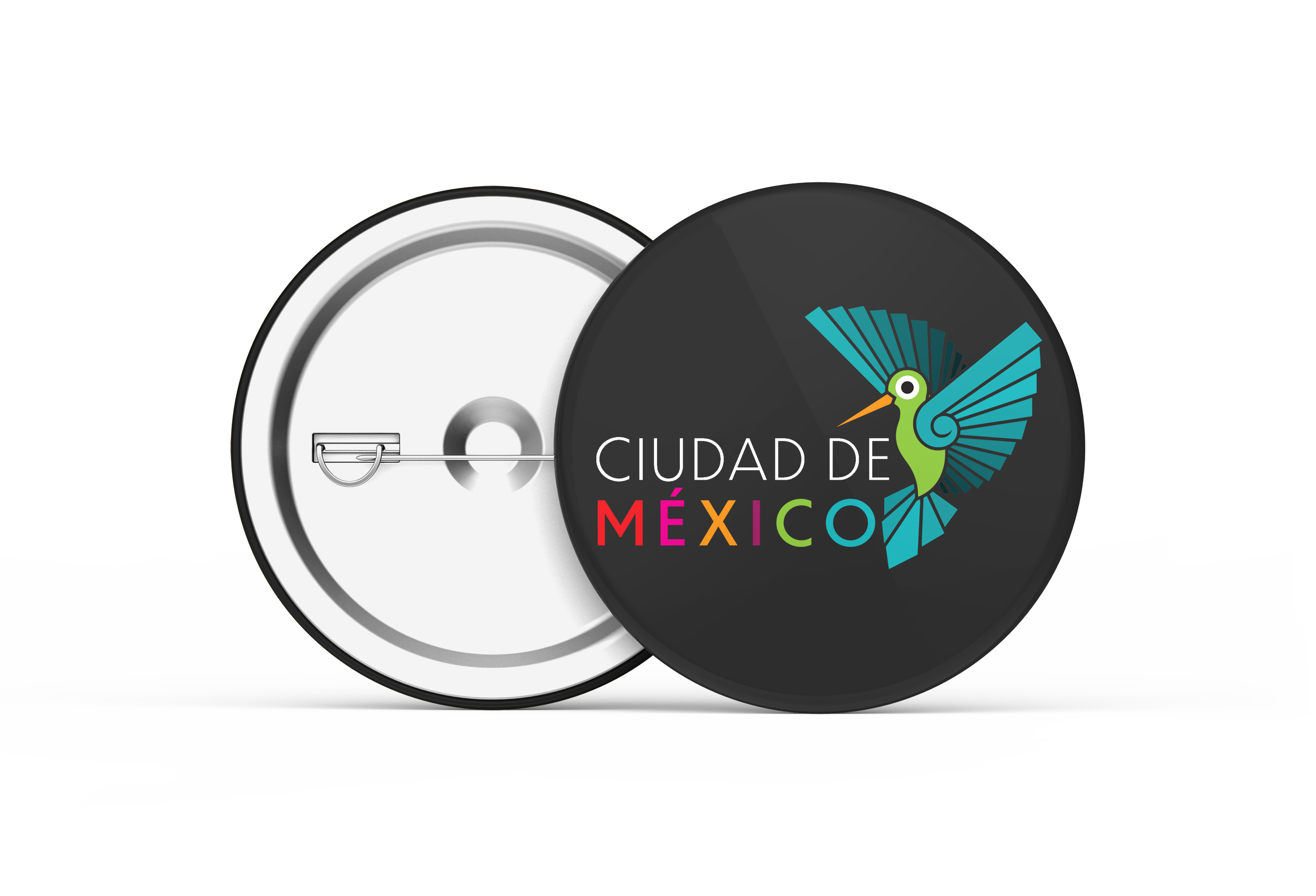 Button with Mexico City Tourism Logo